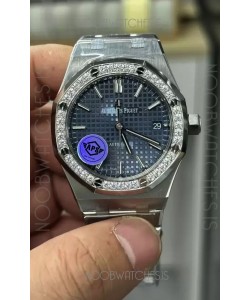 Audemars Piguet Royal Oak 37MM Blue Dial Watch in 3120 Movement - 1:1 Mirror Replica