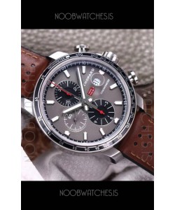 Chopard Classic Racing Chronograph 1:1 Mirror Replica Watch in Steel Casing - Grey Dial 