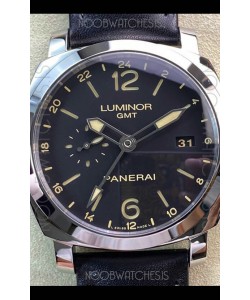 Panerai Luminor 1950 PAM00531 GMT Edition Black Dial - 1:1 Mirror Replica 