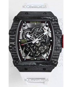 Richard Mille RM35-02 Rafael Nadal Carbon Fiber Casing with Genuine Tourbillon Super Clone Watch